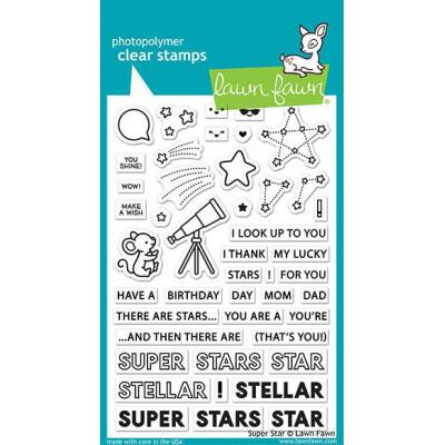 Lawn Fawn Clear Stamps - Super Star